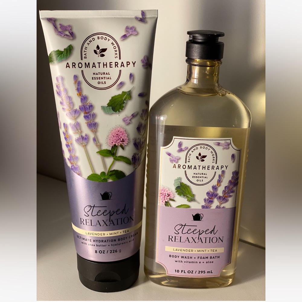 Bath&Body Works 2PC Full Size Bundle - body wash & body cream